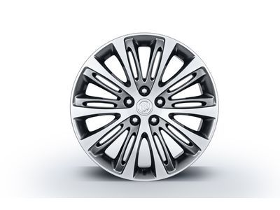 GM 23283742 19 X 7.5-Inch Aluminum 5-Split-Spoke Wheel Rim In Midnight Silver
