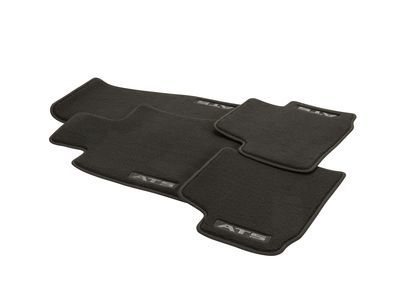 GM 22937098 First-and Second-Row Premium Carpeted Floor Mats in Jet Black with ATS Script