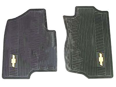 GM 19166590 Front All-Weather Floor Mats in Cashmere with Bowtie Logo