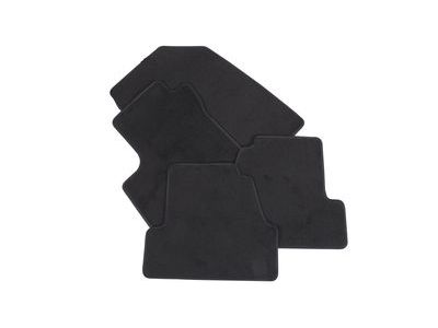 GM 19301569 Front and Rear Carpeted Floor Mats in Black