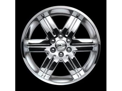 GM 19300992 22X9-Inch Aluminum 6-Split-Spoke Wheel Rim In Chrome