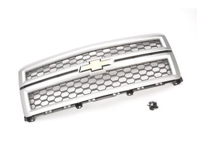 GM 23235958 Grille in Black with Switchblade Silver Surround and Bowtie Logo