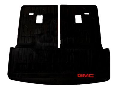 GM 23398828 Integrated Cargo Liner in Jet Black with GMC Logo
