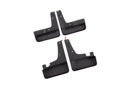 GM 19170503 Molded Splash Guards in Gray with GMC Logo
