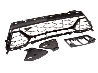 GM 84040597 Lower Grille in Black with Silver Ice Metallic Inserts and SS Emblem