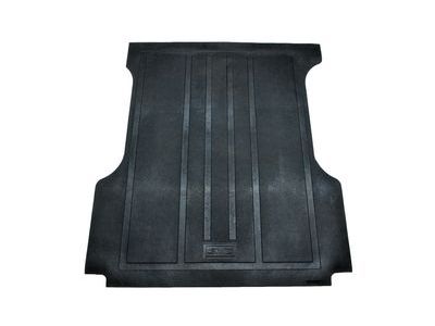 GM 23154117 Bed Mat in Black with GMC Logo for Short Bed Models