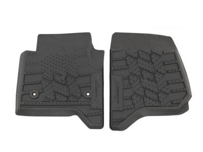 GM 23453025 First-Row Premium All-Weather Floor Mats in Jet Black with Z71 Logo