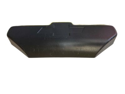 GM 12498321 Hitch Receiver Cover, Note:Bowtie Logo, 14"L x 5"H, Charcoal Gray;