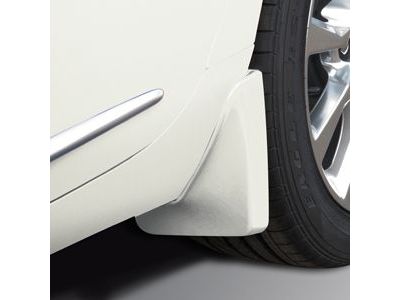 GM 23264381 Rear Molded Splash Guards in Crystal White Tricoat