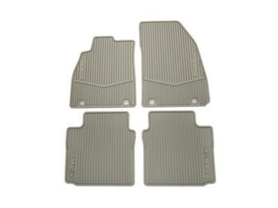 GM 22780667 Front and Rear All-Weather Floor Mats in Dark Urban with XTS Logo