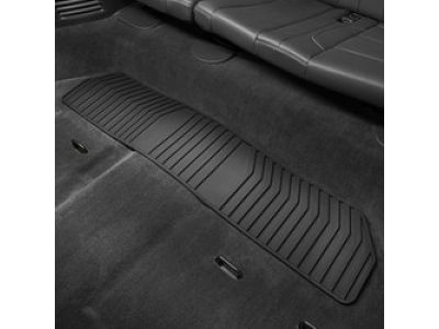 GM 23132628 Second-Row Pass-Through Premium All-Weather Floor Mat in Jet Black for Models with Second-Row Captain's Chairs