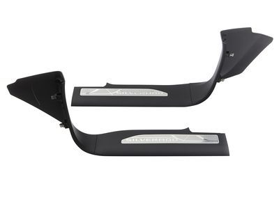 GM 84529475 Front Door Sill Plates with Jet Black Surround and Silverado Script