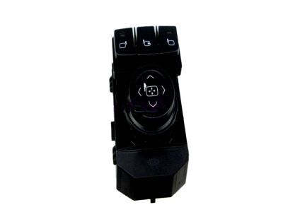GM 23154702 Switch Asm-Outside Rear View Mirror Remote Control Block Crb*Black Carbon
