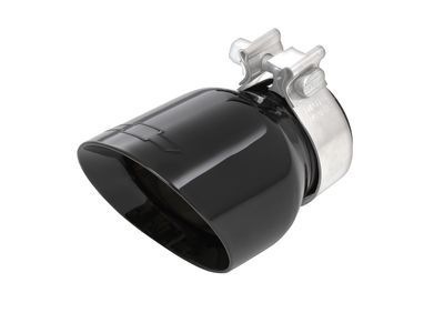 GM 84513870 3.6L or 5.3L Black Chrome Stainless Steel Dual-Wall Angle-Cut Exhaust Tip with Bowtie Logo