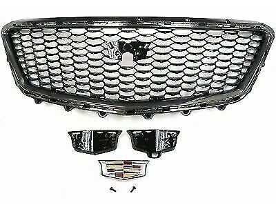 GM 84504259 Grille in Galvano Silver Mesh with Galvano Silver Surround and Cadillac Logo
