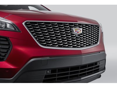 GM 84504259 Grille in Galvano Silver Mesh with Galvano Silver Surround and Cadillac Logo