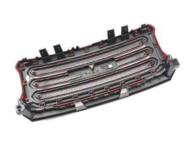 GM 23321753 Grille in Cardinal Red with Cardinal Red Surround and GMC Logo