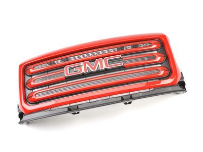 GM 23321753 Grille in Cardinal Red with Cardinal Red Surround and GMC Logo