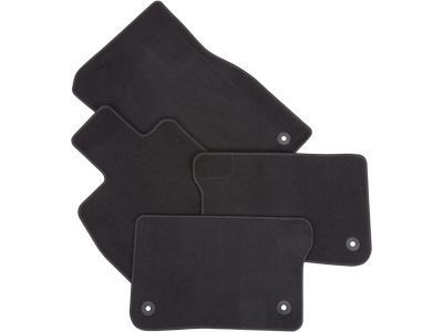 GM 84026717 Front and Rear Carpeted Floor Mats in Jet Black