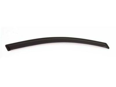 GM 19355548 Front and Rear In-Channel Side Door Window Weather Deflectors in Smoke Black by Lund