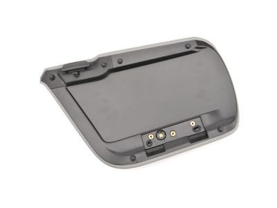 GM 23296447 Floor Console Lid in Gray Leather with Stingray Logo