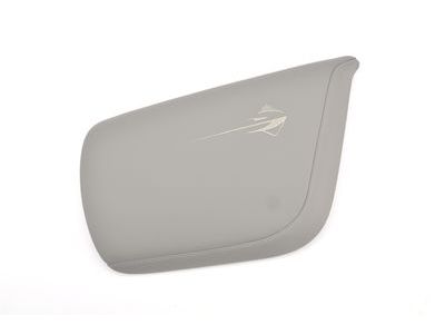 GM 23296447 Floor Console Lid in Gray Leather with Stingray Logo