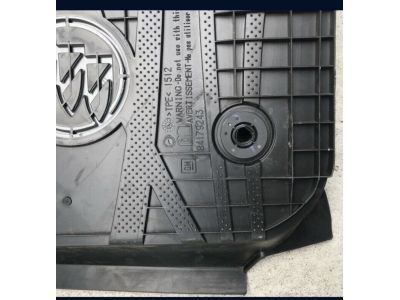 GM 84179243 First-Row Premium All-Weather Floor Liners in Ebony with Buick Logo