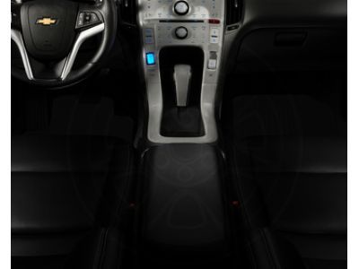 GM 19243441 Front and Rear All-Weather Floor Mats in Black with Volt Logo