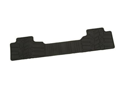 GM 22971475 Second-Row One-Piece Premium All-Weather Floor Mat in Black with Terrain Tire Tread