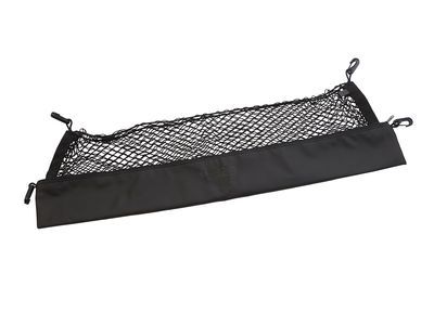 GM 84246517 Vertical Cargo Net with Storage Bag featuring Cadillac Logo