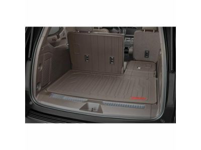 GM 84445541 Integrated Cargo Liner in Teak with GMC Logo