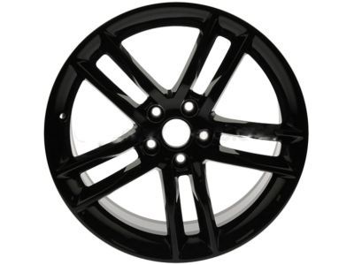 GM 19300914 19X8-Inch Aluminum 5-Split-Spoke Front Wheel Rim In Black