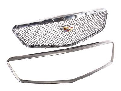 GM 23332912 Grille in Black Chrome with Cadillac Logo