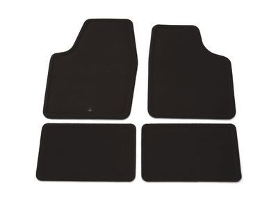 GM 25795457 Front and Rear Carpeted Floor Mats in Ebony
