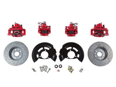 GM 23261507 Front and Rear Brake Upgrade System in Red