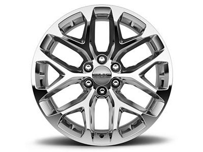 GM 19301156 22X9-Inch Aluminum 6-Split-Spoke Wheel Rim In Chrome