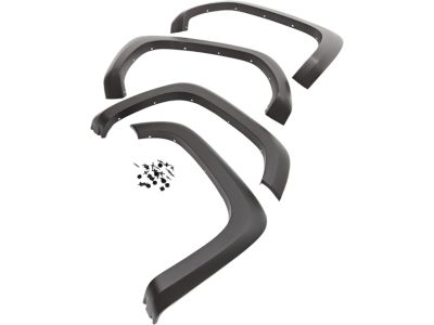 GM 12498848 Front and Rear Grained Fender Flares in Gray