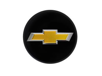 GM 84375184 Center Cap in Black with Gold Bowtie Logo