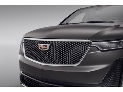 GM 84711554 Grille in Painted Silver with Bright Surround and Cadillac Logo