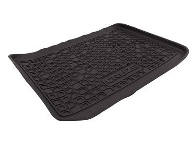 GM 39067997 Premium All-Weather Cargo Area Tray in Jet Black with Cruze Script (for Hatchback Models)