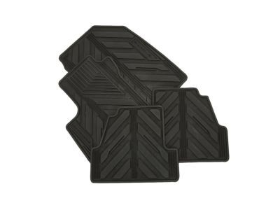 GM 42364956 First-and Second-Row Premium All-Weather Floor Mats in Ebony with Encore Script