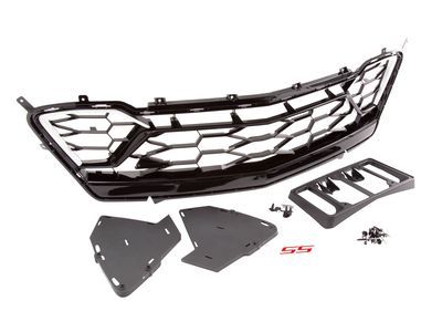 GM 84040594 Lower Grille in Black with Summit White Inserts and SS Emblem