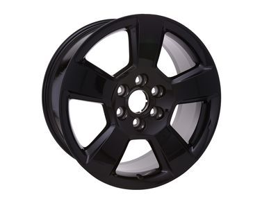 GM 23431107 20X9-Inch Aluminum 5-Spoke Wheel Rim In Black