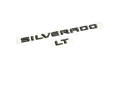 GM 84300958 Silverado RST Emblems in Black