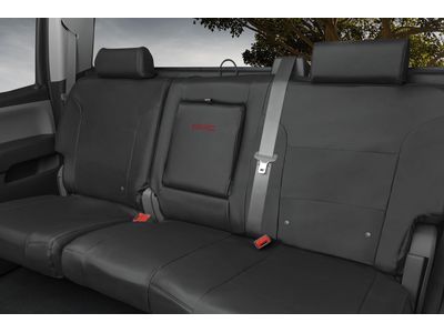 GM 23443853 Crew Cab Rear Seat Cover Set in Black (with Armrest)