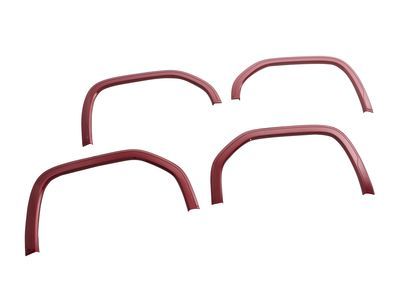 GM 84317406 Front and Rear Fender Flare Set in Red Quartz Tintcoat