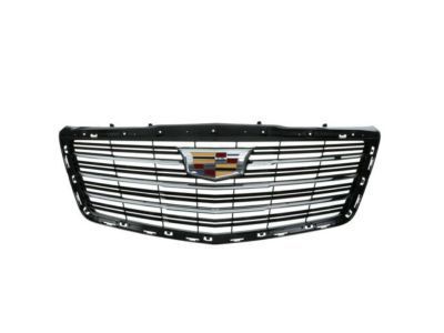 GM 23473019 Grille in Black with Chrome Surround and Cadillac Logo