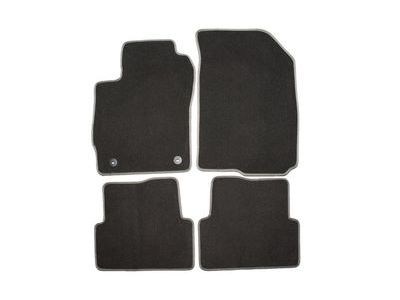 GM 95903745 Front and Rear Carpeted Floor Mats in Black with Titanium Edging