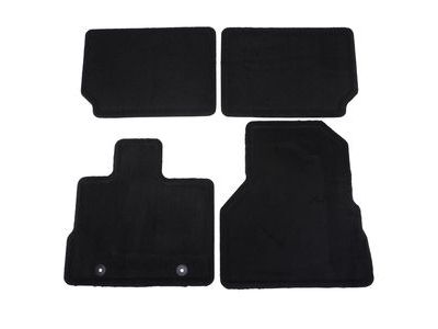 GM 22783017 Front and Rear Carpeted Floor Mats in Jet Black