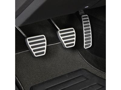 GM 84534562 Manual Transmission Pedal Cover Package in Stainless Steel and Black